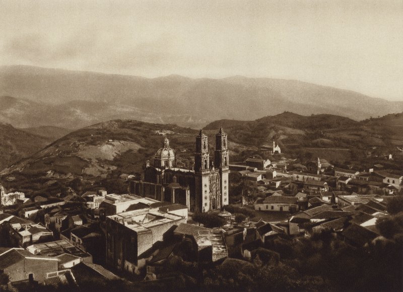Mexico: Taxco (s/h-foto) af Hugo Brehme