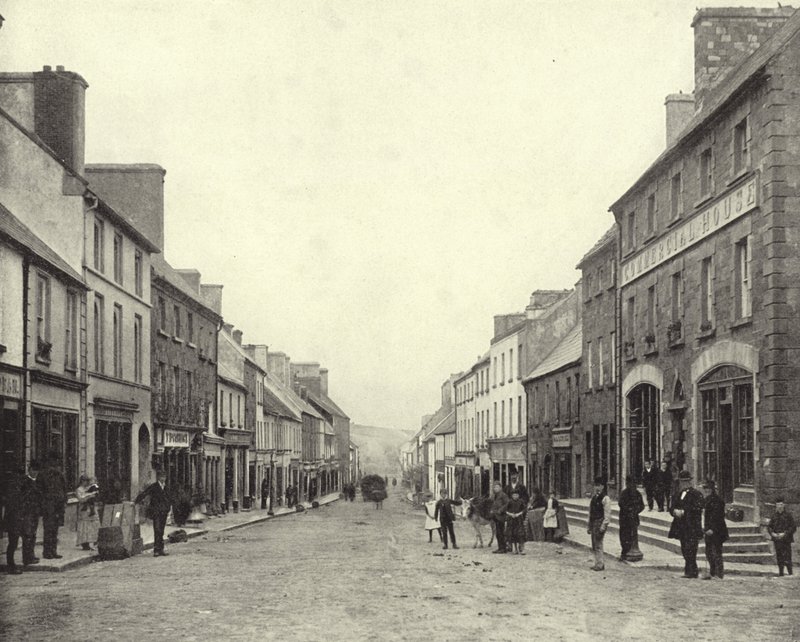 Castlebar, County Mayo (s/h-billede) af Irish Photographer