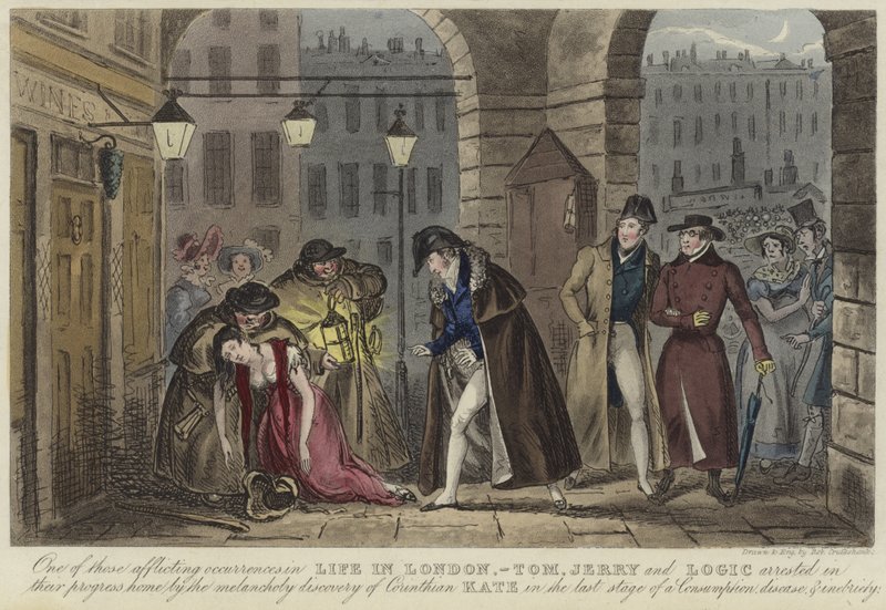 Livet i London af Isaac Robert Cruikshank