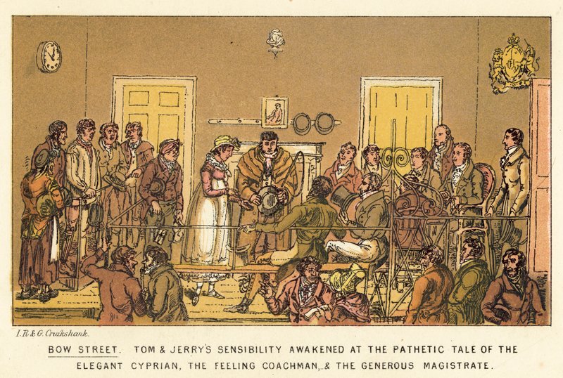 Bow Street af Isaac, Robert and George Cruikshank