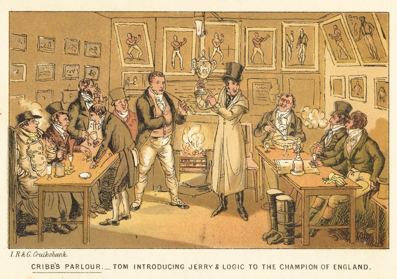 Cribbs Parlor af Isaac, Robert and George Cruikshank