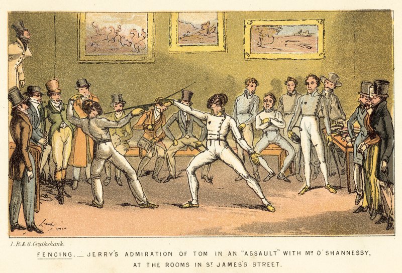 Fægtning af Isaac, Robert and George Cruikshank