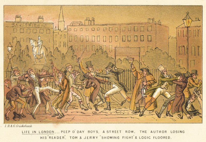 Livet i London af Isaac, Robert and George Cruikshank