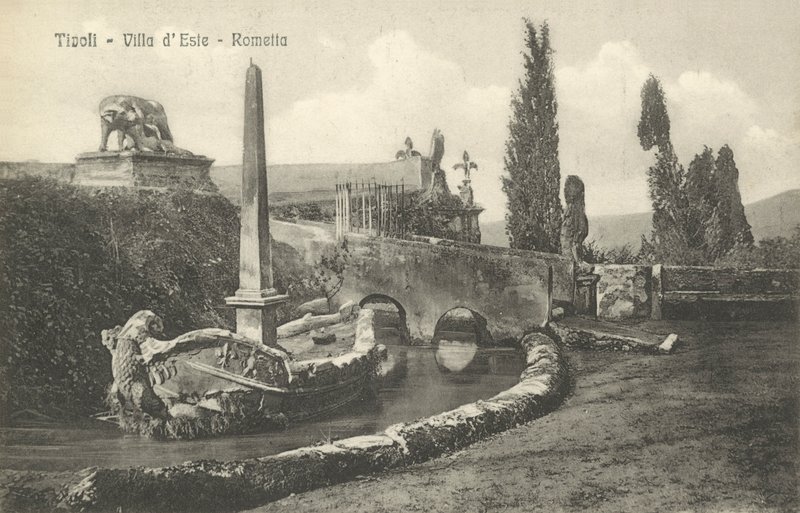 Tivoli, Villa DEste, Rometta af Italian Photographer