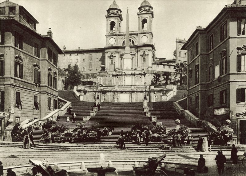 Trinita dei Monti kirke af Italian Photographer