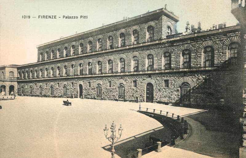 Firenze, Pitti-paladset af Italian Photographer