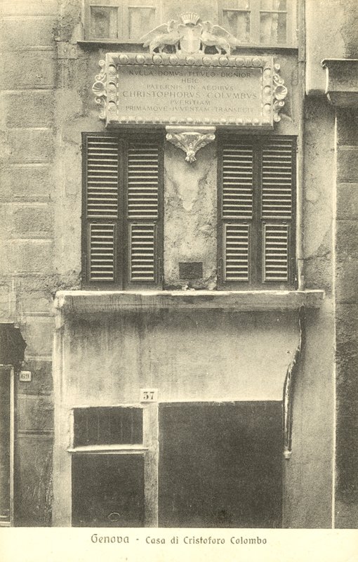 Genova, Italien, Christopher Columbus hus af Italian Photographer