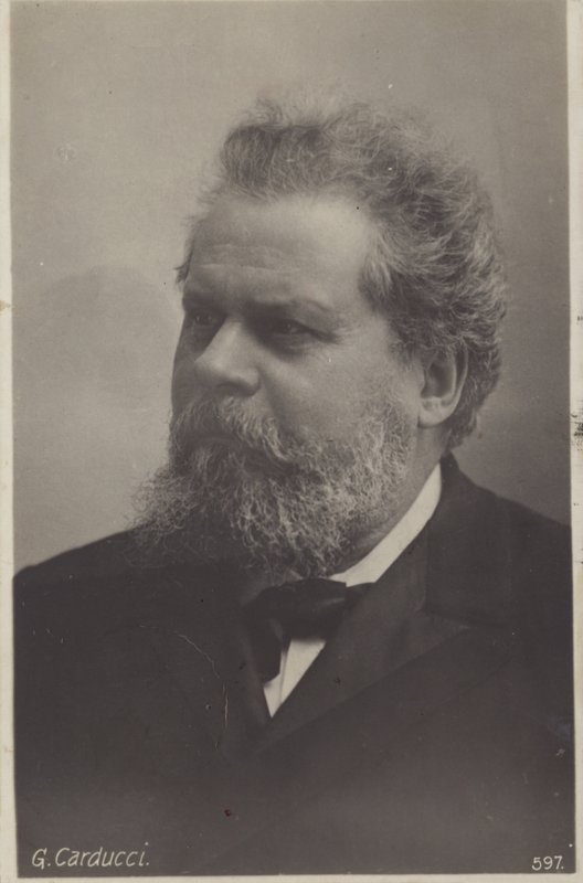 Giosue Carducci (1835-1907), italiensk digter, der modtog Nobelprisen af Italian Photographer