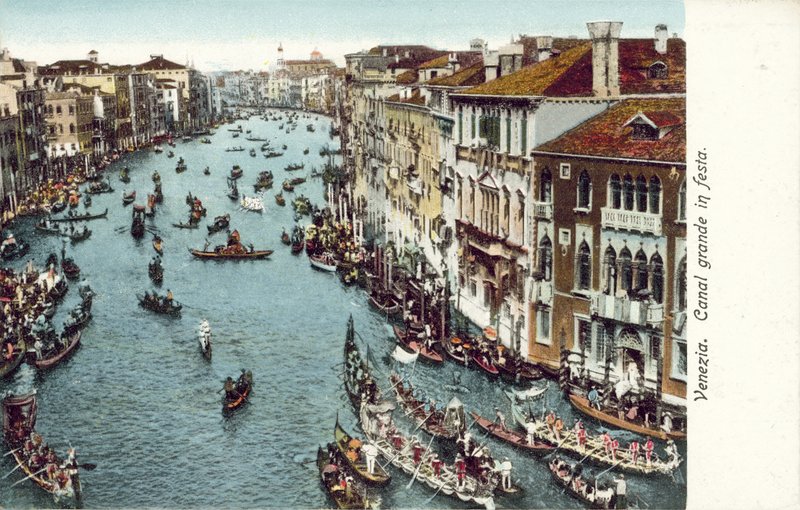 Canal Grande, Venedig af Italian Photographer