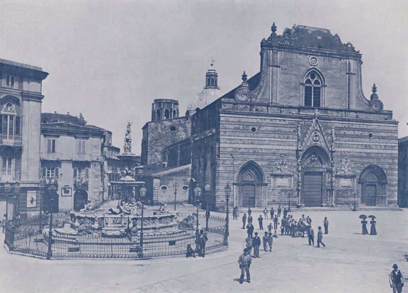 Italien: Messina, katedralen (s/h foto) af Italian Photographer