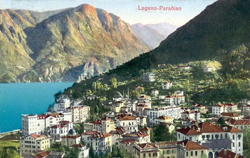 Lugano, Italien af Italian Photographer