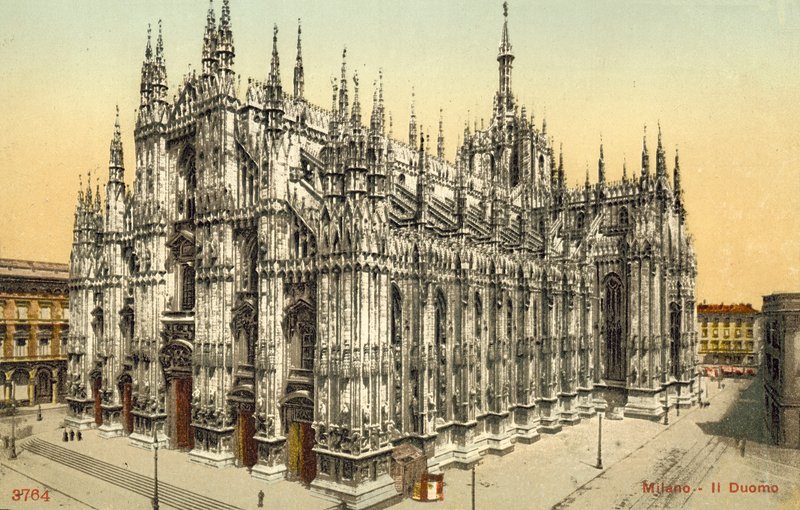 Milano, Italien, Katedralen af Italian Photographer