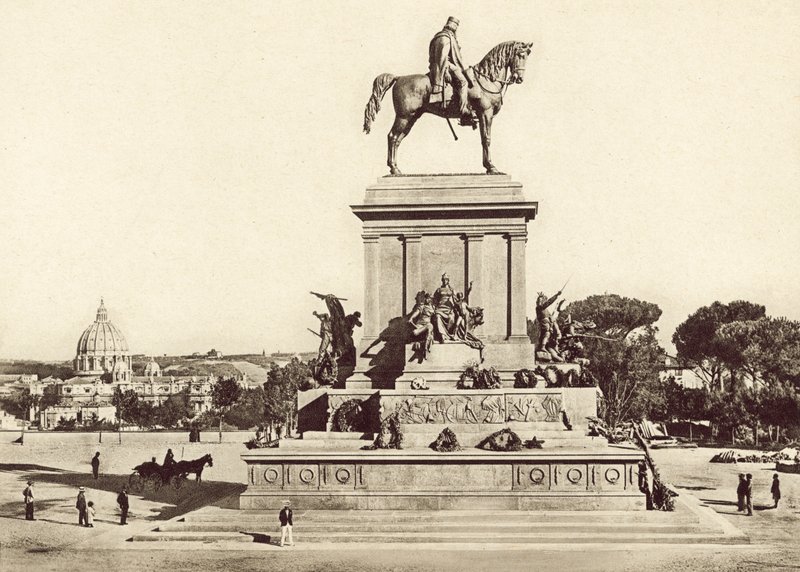 Monument til Joseph Garibaldi af Italian Photographer