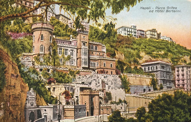 Napoli, Italien, Grifeo Park, Hotel Bertolini af Italian Photographer