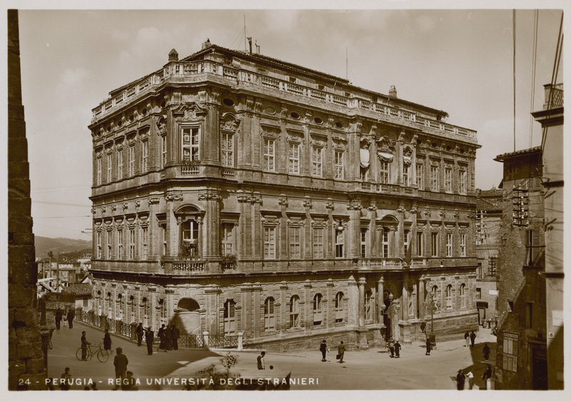 Perugia, University of Foreigners, c 1920 af Italian Photographer
