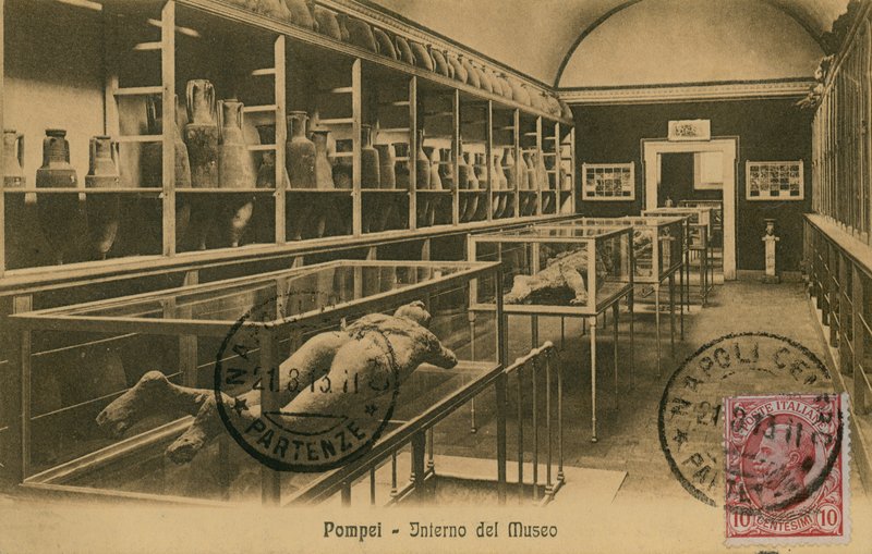 Pompei, museets indre af Italian Photographer