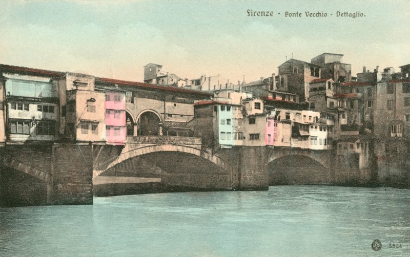 Ponte Vecchio, Firenze, Italien af Italian Photographer