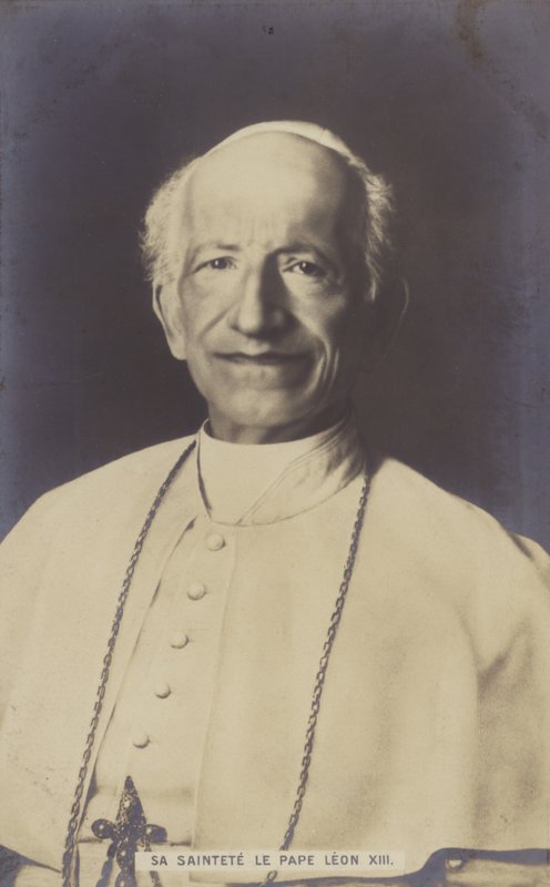 Pave Leo XIII af Italian Photographer
