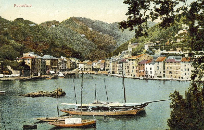 Portofino, Italien (farvefoto) af Italian Photographer