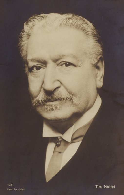 Portræt af Tito Mattei af Italian Photographer