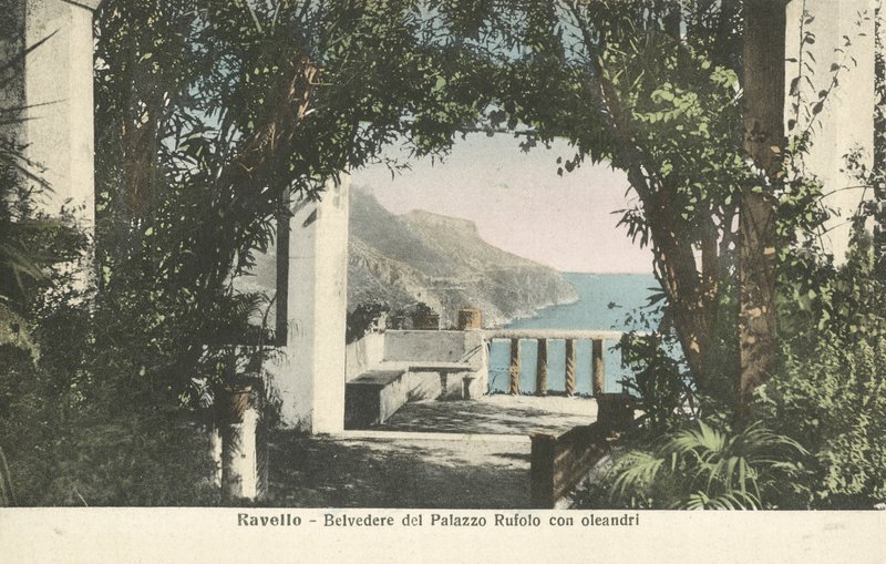 Ravello, Italien, Belvedere i Palazzo Rufolo af Italian Photographer