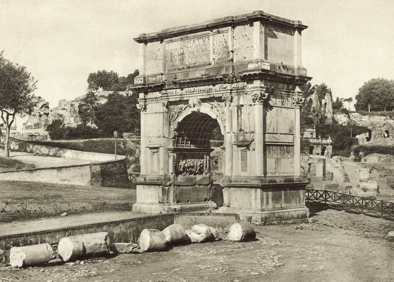 Forum Romanum, Titusbuen af Italian Photographer