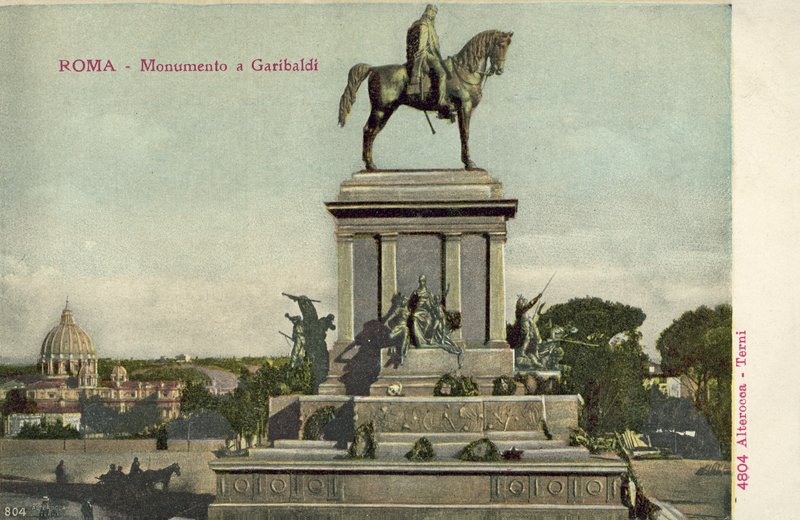 Rom, Italien, Garibaldi monument af Italian Photographer