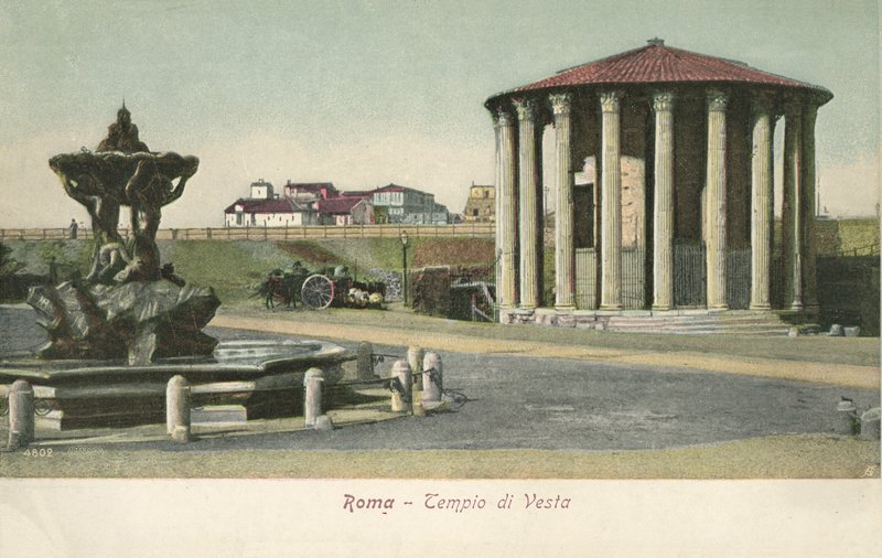 Rom, Italien, Vesta-templet af Italian Photographer