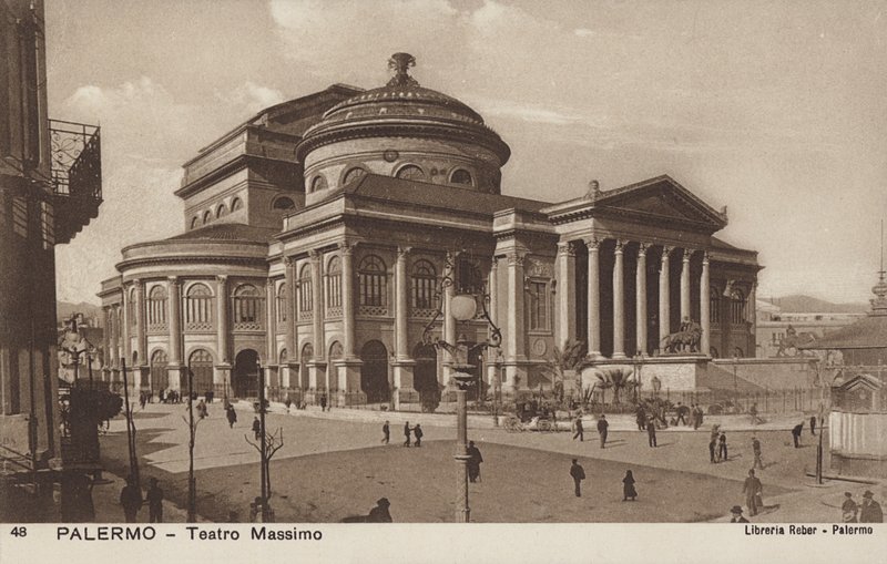 Massimo Theatre, Palermo, Sicilien af Italian Photographer