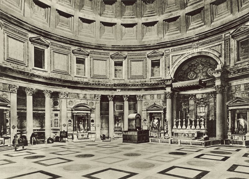 Pantheon, indenfor af Italian Photographer
