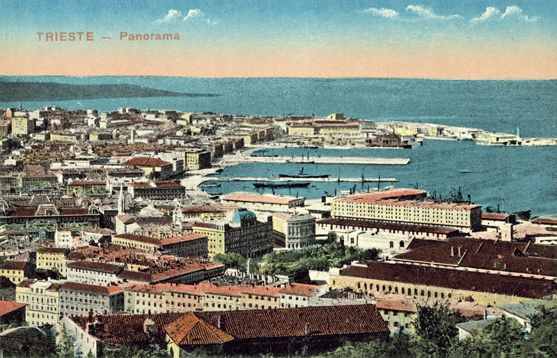 Trieste, Italien, Panorama af Italian Photographer