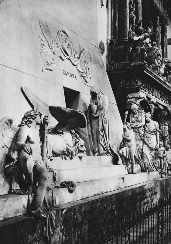 Venedig, Monumento a Canova (s/h foto) af Italian Photographer