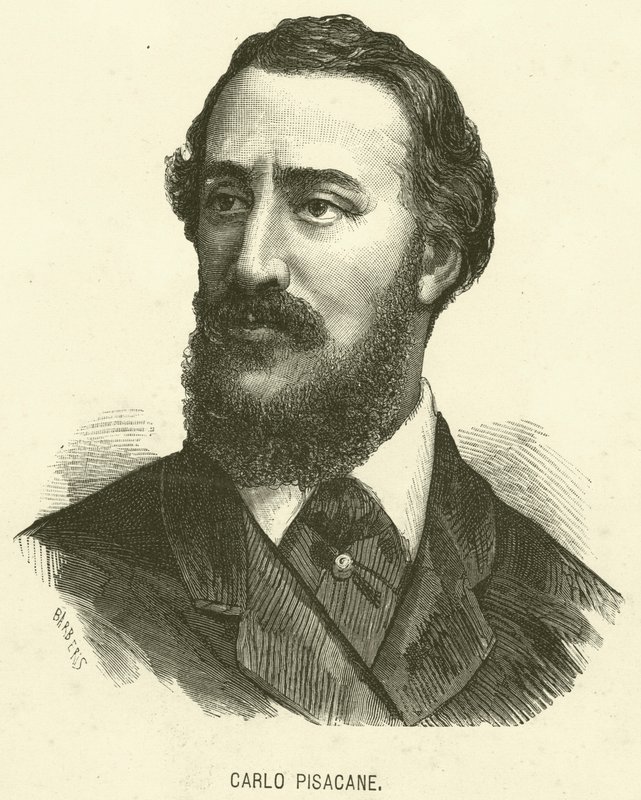 Carlo Pisacane (gravering) af Italian School
