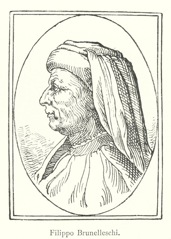 Filippo Brunelleschi (gravering) af Italian School