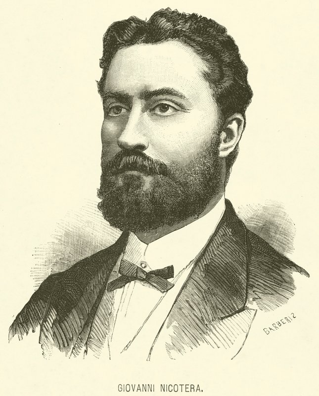 Giovanni Nicotera (gravering) af Italian School