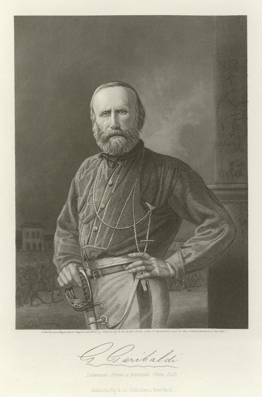 Giuseppe Garibaldi af Italian School