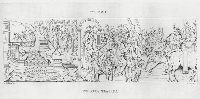 Trajans søjle, Trajans søjle (gravering) af Italian School