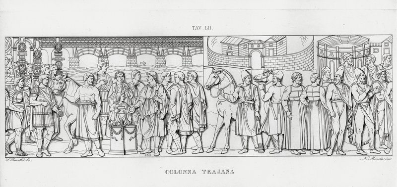 Trajans søjle, Trajans søjle (gravering) af Italian School