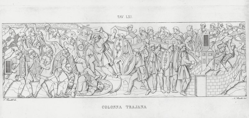 Trajans søjle, Trajans søjle (gravering) af Italian School