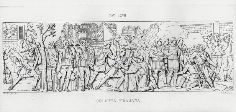 Trajans søjle, Trajans søjle (gravering) af Italian School