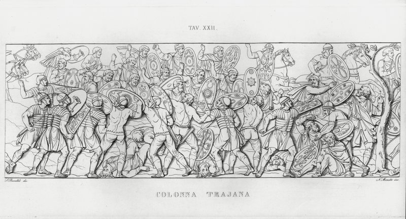 Trajans søjle, Trajans søjle (gravering) af Italian School