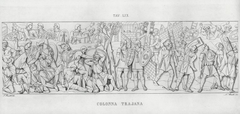 Trajans søjle, Trajans søjle (gravering) af Italian School