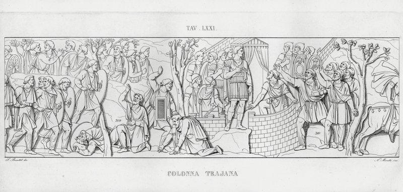 Trajans søjle, Trajans søjle (gravering) af Italian School