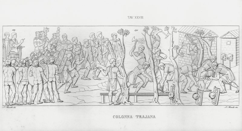 Trajans søjle, Trajans søjle af Italian School