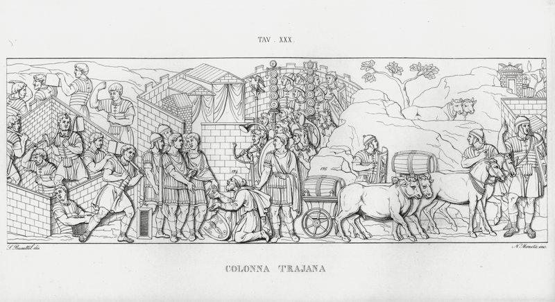 Trajans søjle, Trajans søjle af Italian School