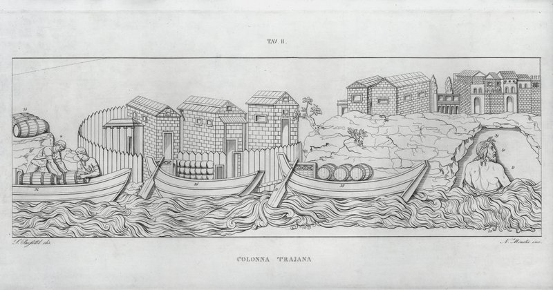 Trajans søjle, Trajans søjle af Italian School