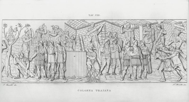 Trajans søjle, Trajans søjle af Italian School