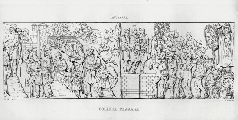 Trajans søjle, Trajans søjle af Italian School