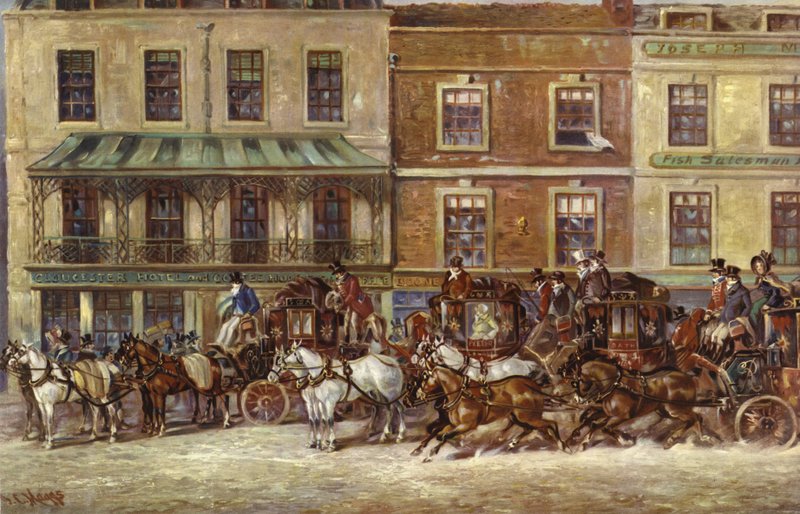 Gloucester Coffee House, Piccadilly af J.C. Maggs