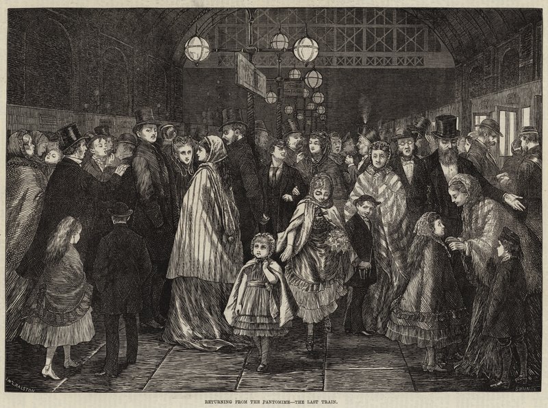 Vender tilbage fra Pantomimen, det sidste tog af J.M.L. Ralston